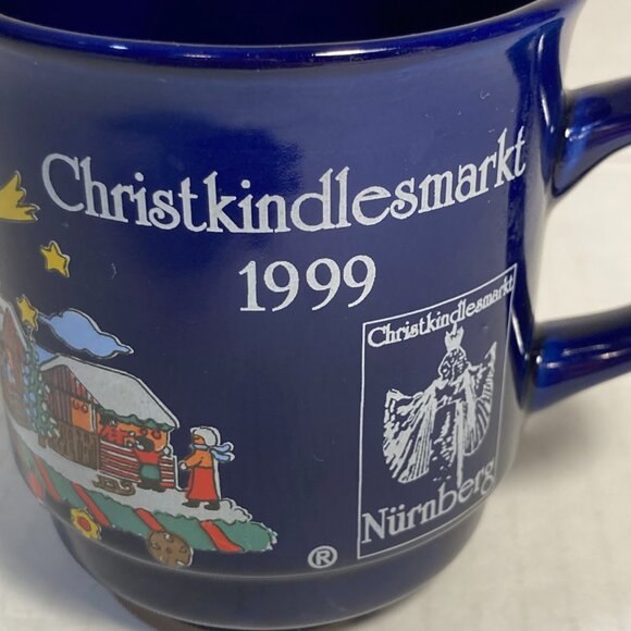 Vintage German Christmas Market Coffee Cup Nurnberger Christkindlesmarkt 1999 - Picture 8 of 16